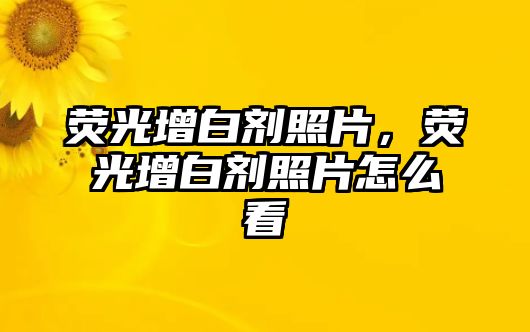 熒光增白劑照片，熒光增白劑照片怎么看