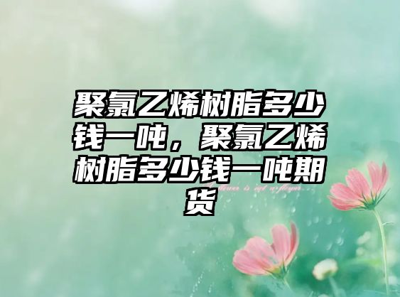 聚氯乙烯樹(shù)脂多少錢(qián)一噸，聚氯乙烯樹(shù)脂多少錢(qián)一噸期貨