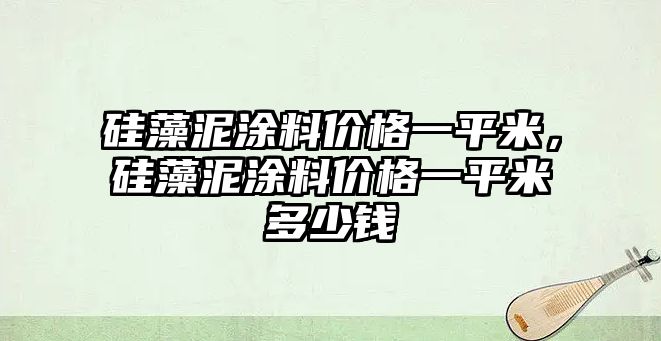 硅藻泥涂料價(jià)格一平米，硅藻泥涂料價(jià)格一平米多少錢