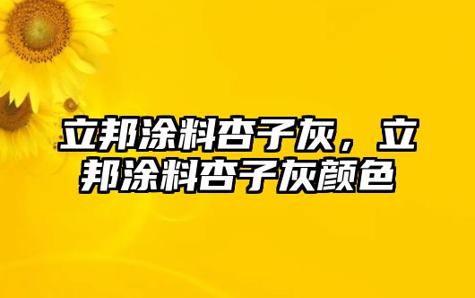 立邦涂料杏子灰，立邦涂料杏子灰顏色