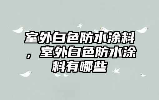 室外白色防水涂料，室外白色防水涂料有哪些