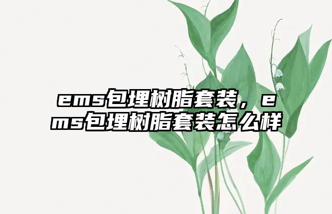 ems包埋樹(shù)脂套裝，ems包埋樹(shù)脂套裝怎么樣