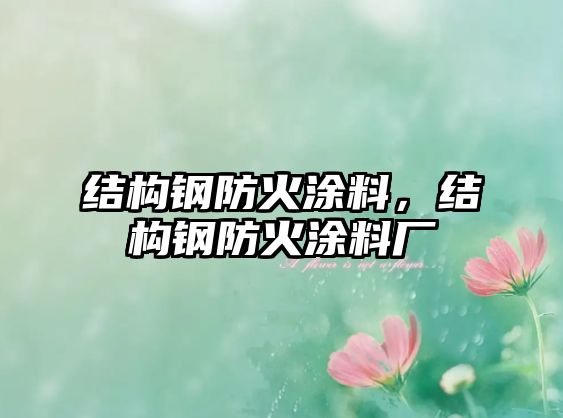 結構鋼防火涂料，結構鋼防火涂料廠(chǎng)