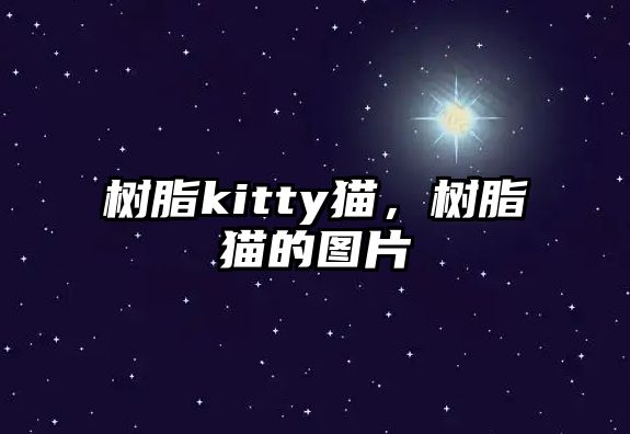 樹(shù)脂kitty貓，樹(shù)脂貓的圖片